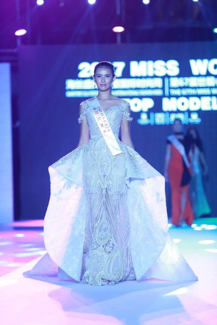 Achintya Holte Nilsen Miss World Indonesia 2017 - Finalist Miss World 2017 (Photo Courtesy: Miss World Official)