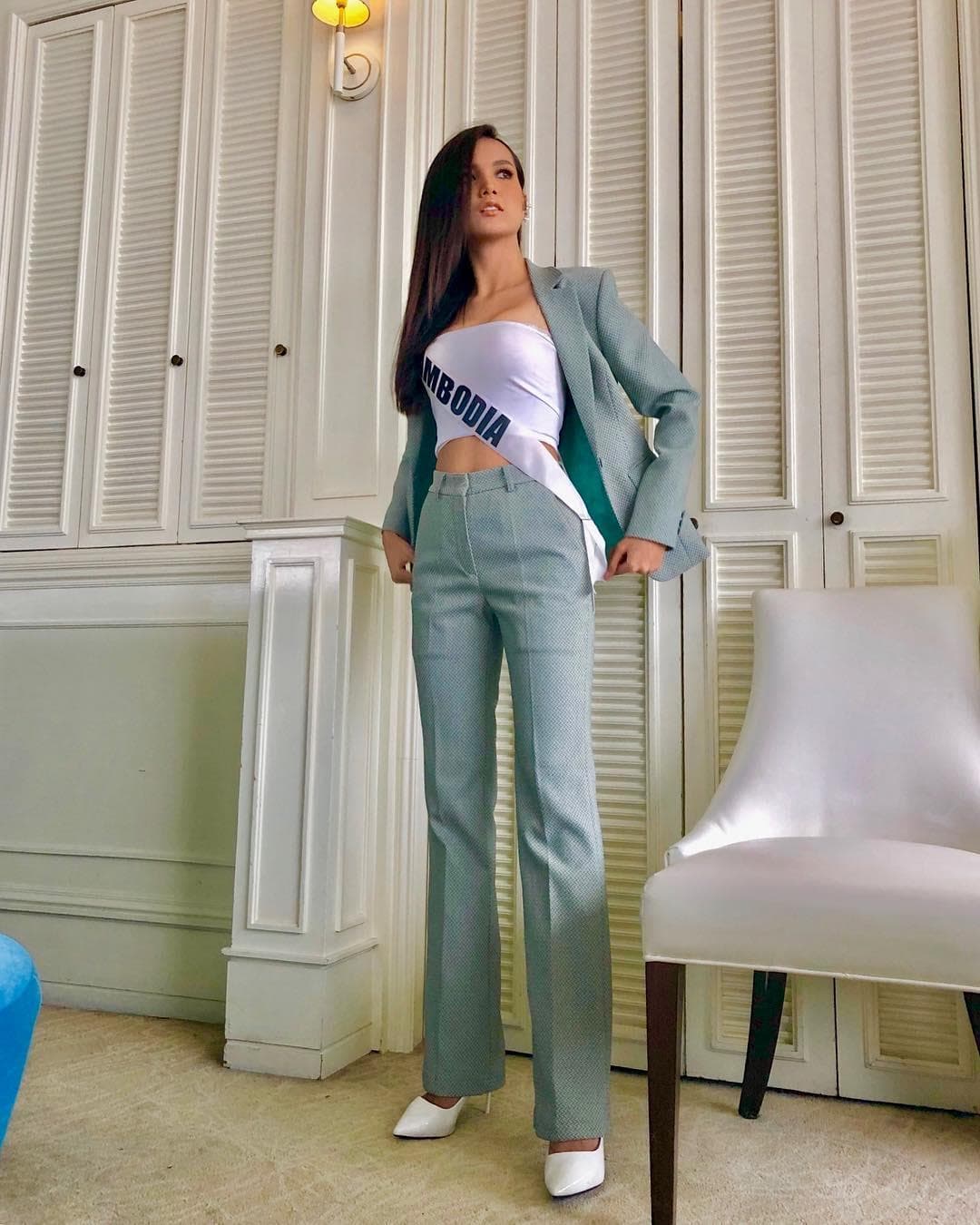 Rern Si Nat Miss Universe Cambodia 2018, Miss Universe 2018 Contestant (Photo Courtesy: Miss Universe/Candidate FaceBook/ Instagram)