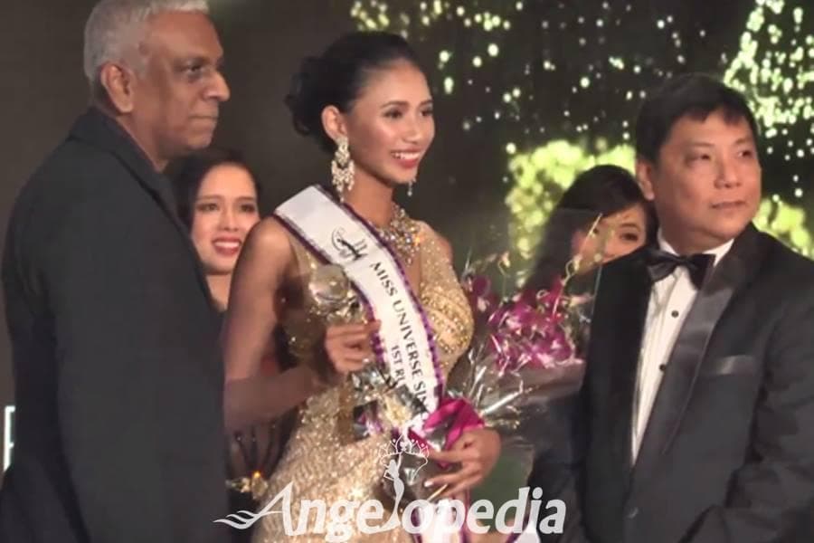Tanisha Lissa Khan First Runner-up at Miss Universe Singapore 2016