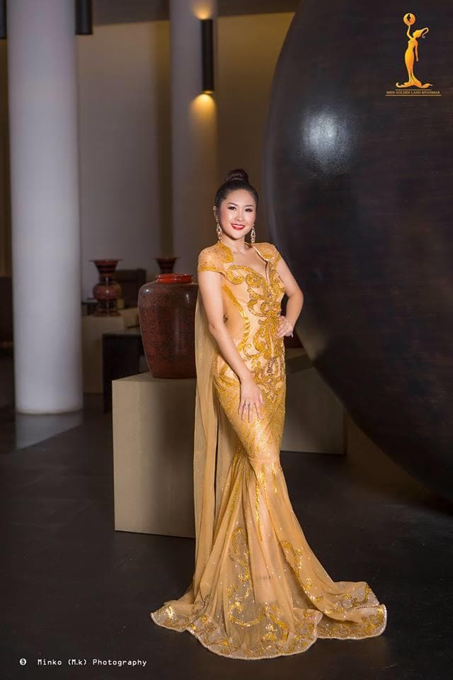 Nang Mway Kham Miss Shan State North 2017, Finalist Miss Golden Land Myanmar 2017 (Photo Credit: MGLM Official)