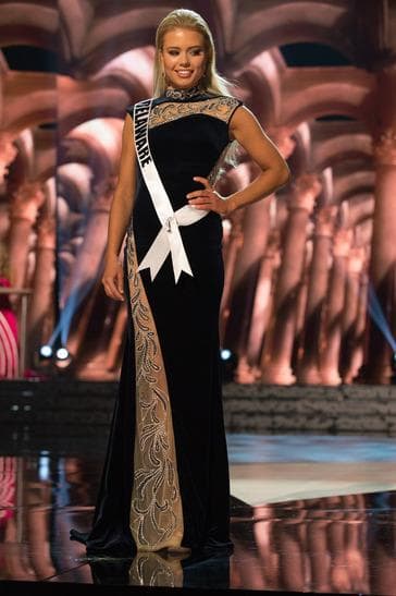 Alexandra Vorontsova Contestant in Evening Gown during the Preliminary competition (Photo Credits: Miss USA Official)