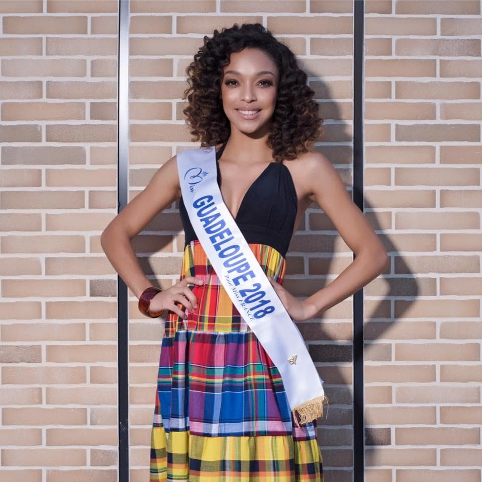 Ophély Mézino Miss Guadeloupe 2018, Finalist Miss France 2019 (Photo Credits: Miss France/ Contestant Official FaceBook)