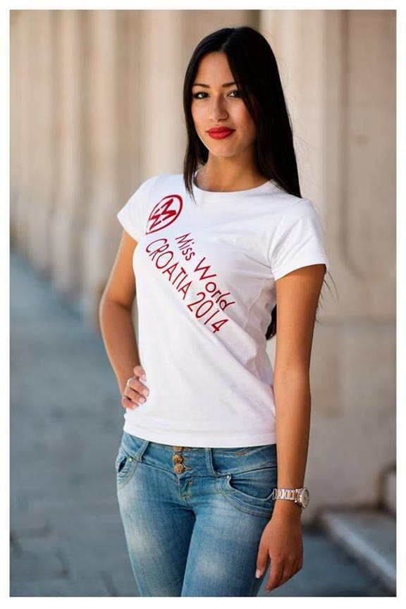 Hana Bašić Miss World Croatia 2014 Contestant