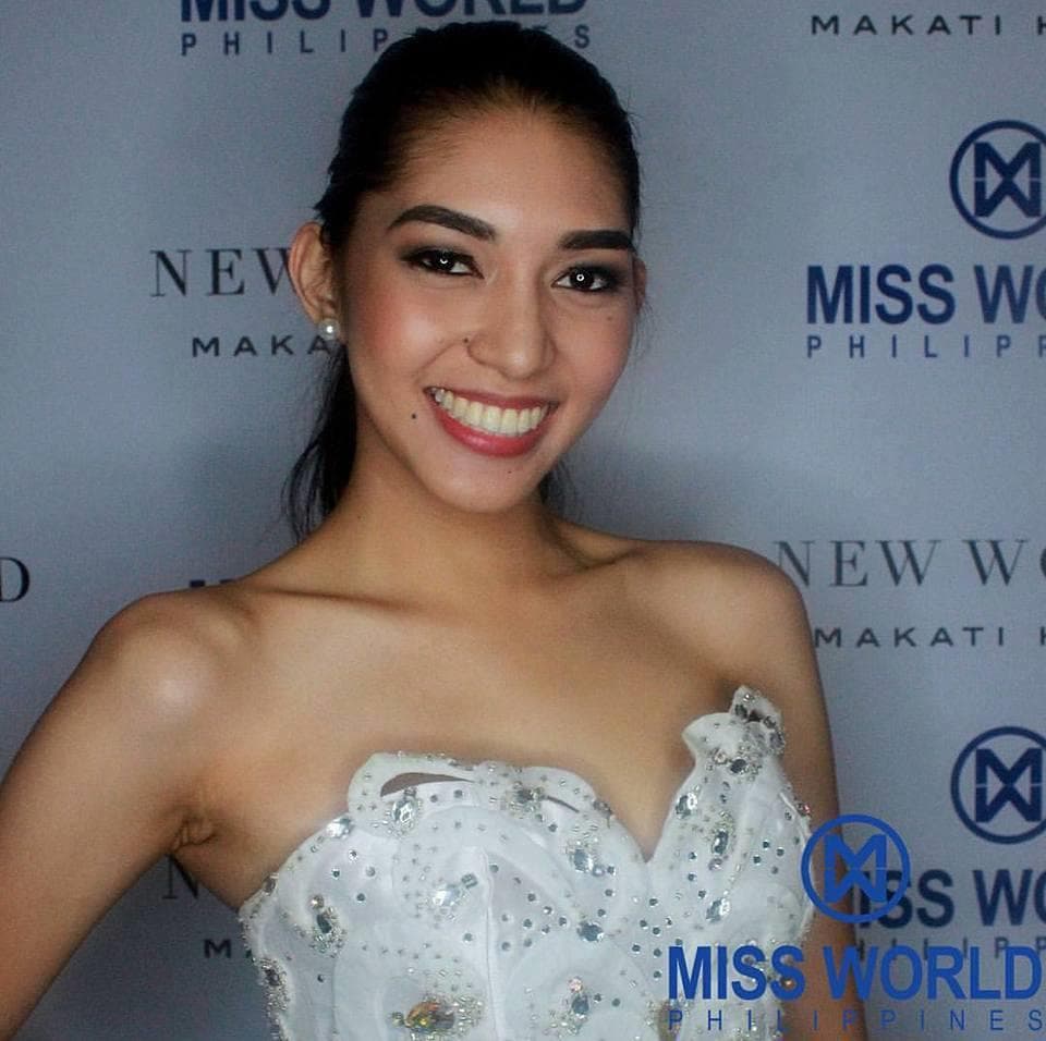 Faye Dominique Deveza - Miss World Philippines 2017 Contestant #08 (Photo Courtesy - Miss World Philippines/ Facebook)