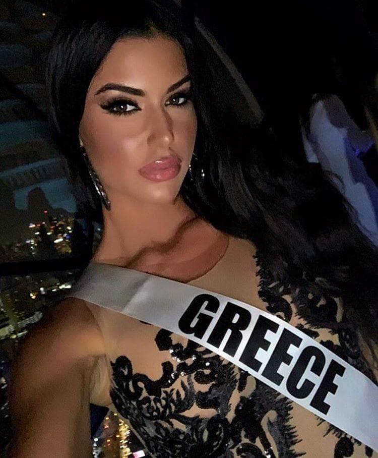 Ioanna Bella (Ιωάννα Μπέλλα) Miss Universe Greece 2018, Miss Universe 2018 Contestant (Photo Courtesy: Miss Universe/Candidate FaceBook/ Instagram)