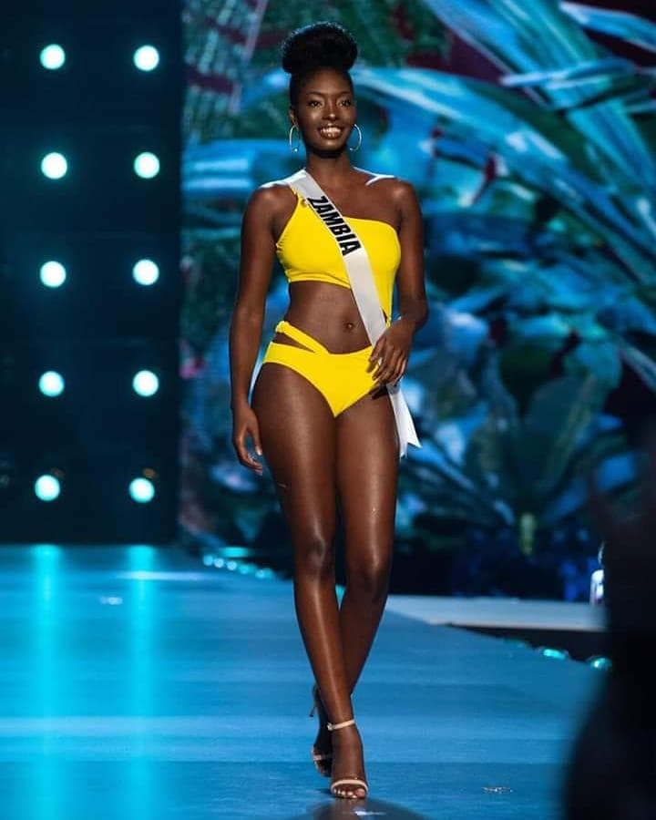 Melba Emmanuelah Shakabozha Miss Universe Zambia 2018, Miss Universe 2018 Contestant at Swimsuit Competition (Photo Courtesy: Miss Universe/Candidate FaceBook/ Instagram)
