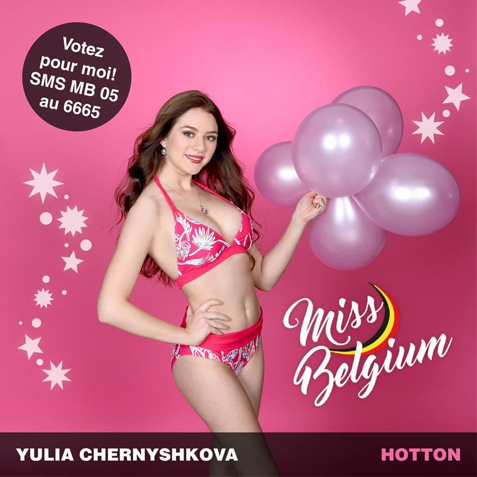 Yulia Chernyshkova Finalist Miss België 2019/ Miss Belgium 2019 (Photo Courtesy: Miss Belgium Facebook Official)