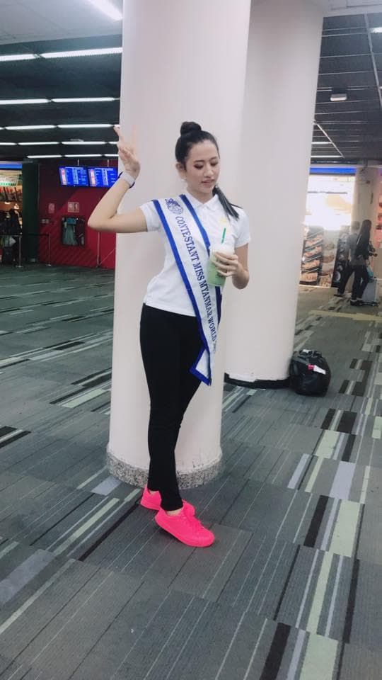 Elena Win Contestant Miss Myanmar World 2017 (Photo Credit: Facebook Official)