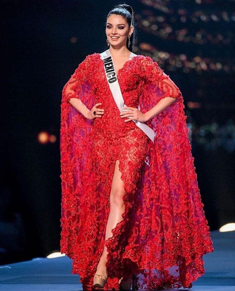 Andrea Isabel Toscano Ramírez Miss Universe Mexico 2018, Miss Universe 2018 Contestant at Evening Gown Competition (Photo Courtesy: Miss Universe/Candidate FaceBook/ Instagram)