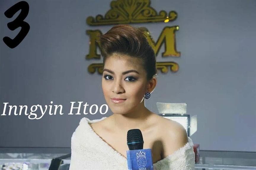 Inngyin Htoo - Miss Myanmar World 2014 Finalist