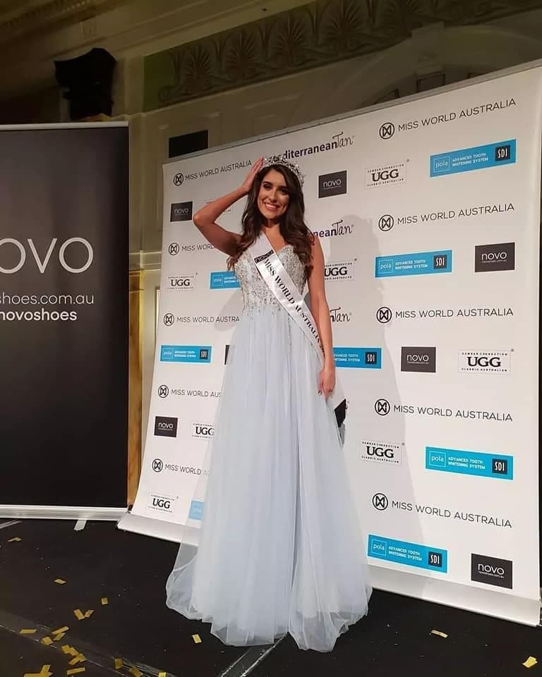 Taylah Cannon Crowned Miss World Auustralia 2018 (Photo Courtesy: Candidate Facebook/Instagram Official)