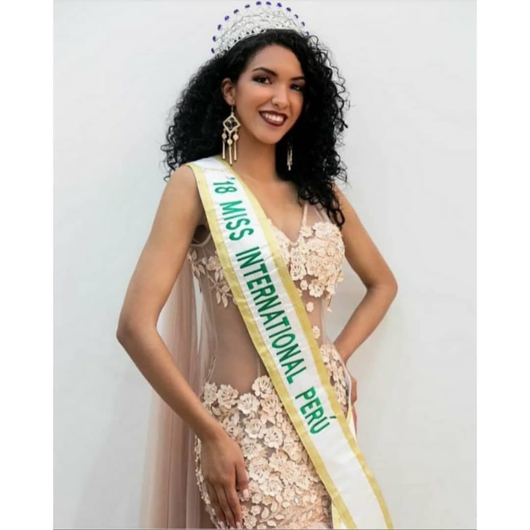 Marelid Elizabeth Medina Guerrero Miss International Peru 2018, Finalist Miss International 2018 (Photo Source: Miss International Organization)