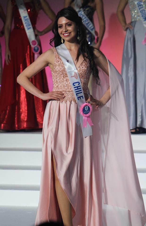 María Pía Vilches Mencia Miss International Chile 2018, Finalist Miss International 2018 (Photo Source: Miss International Organization)