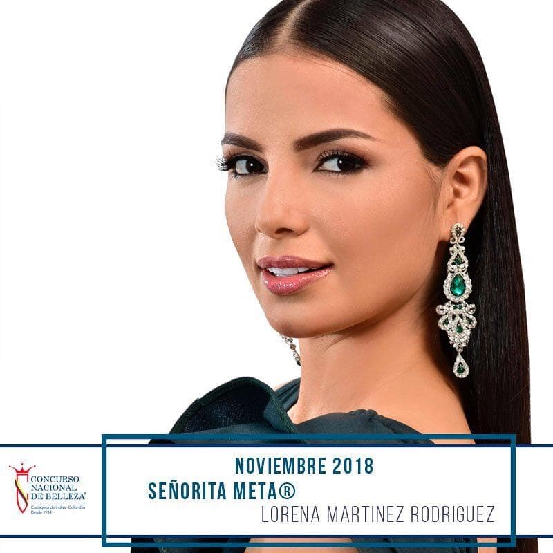 Lorena Martínez Rodríguez from Meta, Finalist Miss Colombia 2019/ Señorita Colombia 2019 (Photo Source: Concurso Nacional de Belleza Colombia Official)