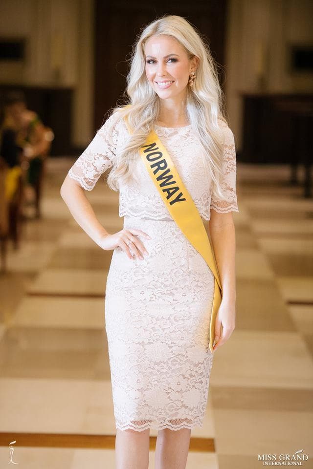 Maria Kassandra Barbantonis Miss Grand Norway 2018, Finalist Miss Grand International 2018 (Photo Courtesy: MGI Official)