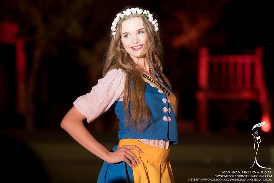 Issabella Georgsson from Sweden - Finalist Miss Grand International 2015 in National Costume (Photo Credit: MGI Official)