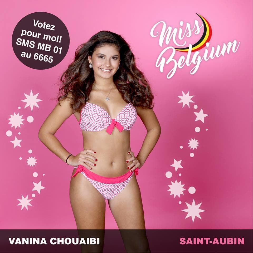 Vanina Chouaibi Finalist Miss België 2019/ Miss Belgium 2019 (Photo Courtesy: Miss Belgium Facebook Official)
