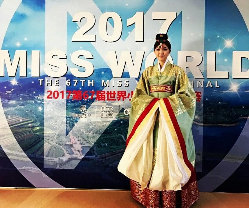 Haeun Kim Sitlinger Miss World South Korea 2017 - Finalist Miss World 2017 (Photo Courtesy: Miss World/ Facebook Official)