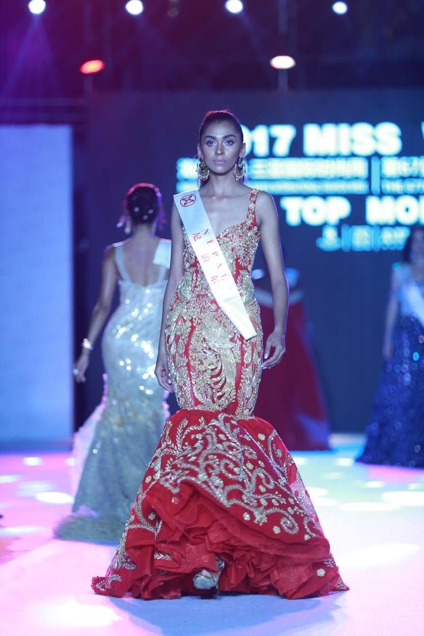 Nikita Chandak Miss World Nepal 2017 - Finalist Miss World 2017 (Photo Courtesy: Miss World Official)