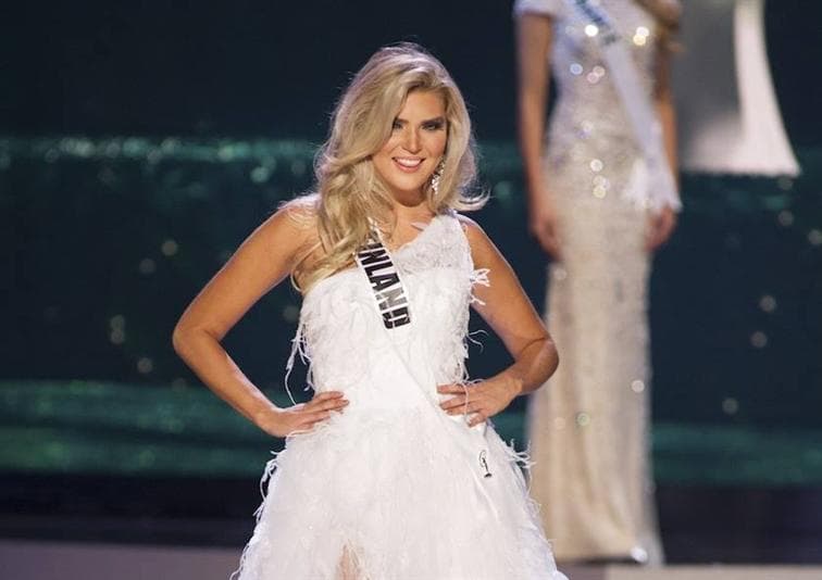Bea Toivonen Miss Universe Finland 2014 at Preliminary Competiton