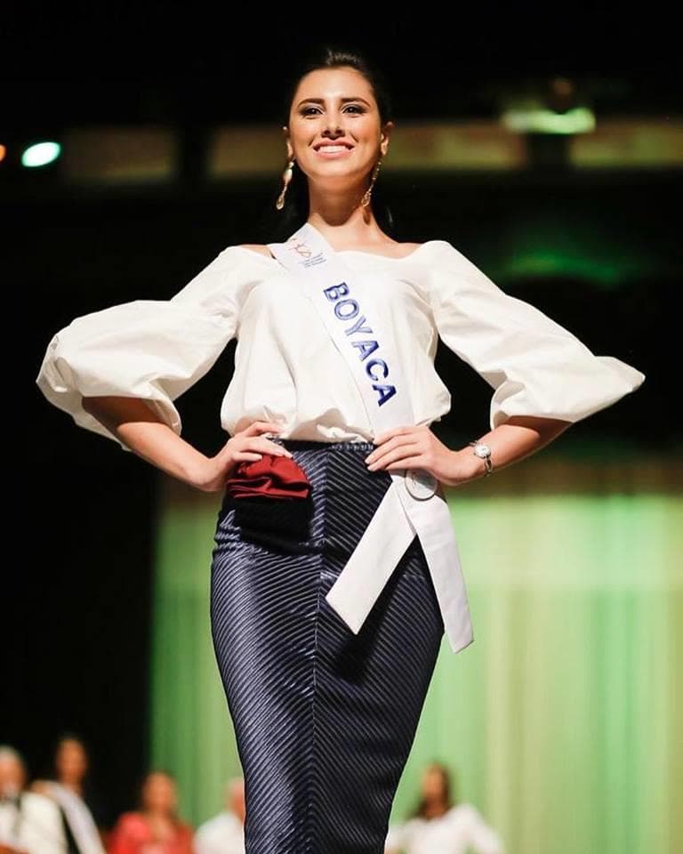Amanda Sofía Montealegre Rico from Boyacá, Finalist Miss Colombia 2019/ Señorita Colombia 2019 (Photo Source: Concurso Nacional de Belleza Colombia Official)
