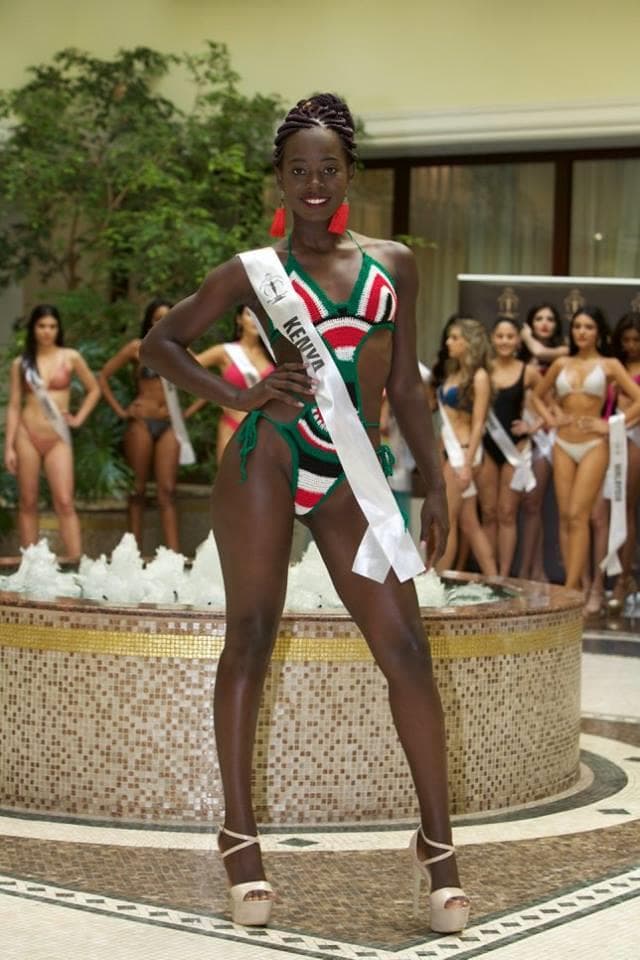 Ivy Marani Miss Supranational Kenya 2018, Finalist Miss Supranational 2018 at Preliminary Swimsuit Competition (Photo Credits: Miss Supranational Official)