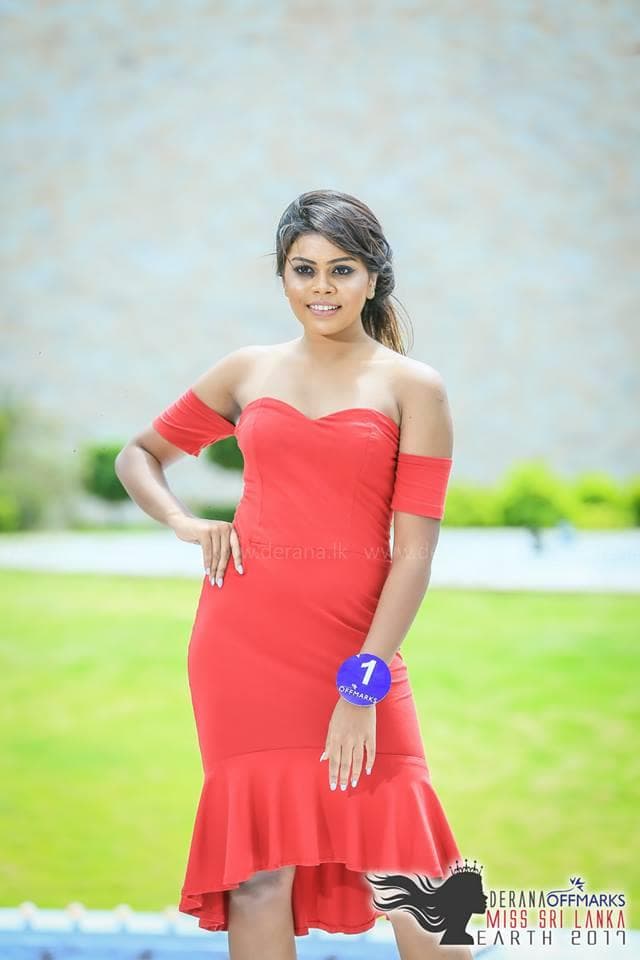 Dilukshi Weeraperuma - Miss Earth Sri Lanka 2017 Finalist (Photo Courtesy: TV Derana/ FaceBook Official)