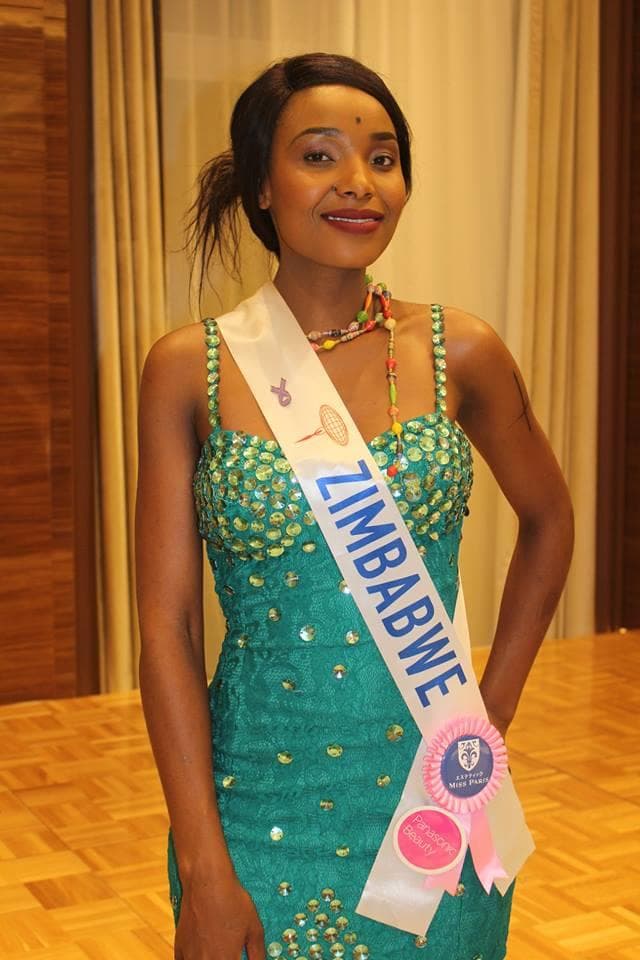 Tania Tatenda Aaron Miss International Zimbabwe 2018, Finalist Miss International 2018 (Photo Source: Miss International Organization)