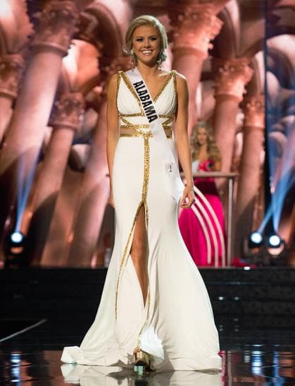 Peyton Brown Contestant in Evening Gown during the Preliminary competition (Photo Credits: Miss USA Official)