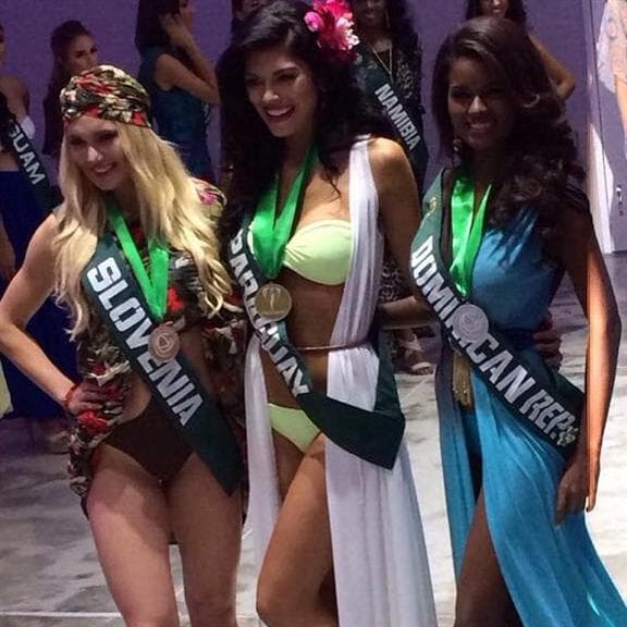 Sendy Caceres Miss Earth Paraguay 2014 Winner of Group 2 Resort Wear
