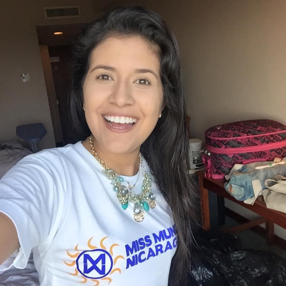 Vielka Salazar Romero contestant Miss Mundo Nicaragua 2016