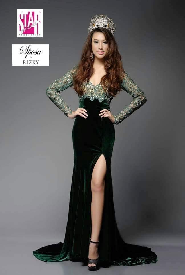 Danielle Wong contestant from Malaysia in Long Gown for Miss Earth 2015 (Photo Credits: Facebook Official)