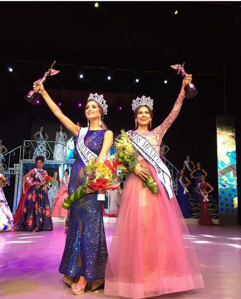 Miss World Mexico 2016 Ana Girault and Miss World Mexico 2017 Andrea Meza