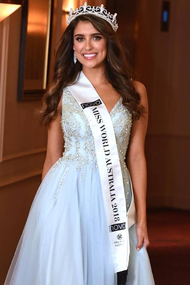 Taylah Cannon Crowned Miss World Auustralia 2018 (Photo Courtesy: Candidate Facebook/Instagram Official)