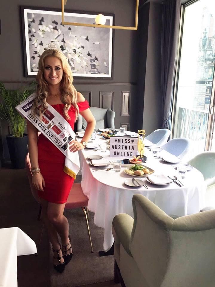 Stefanie Buchmann (Miss Online 2017) Photoshoot (Courtesy FaceBook/missaustriacorporation)