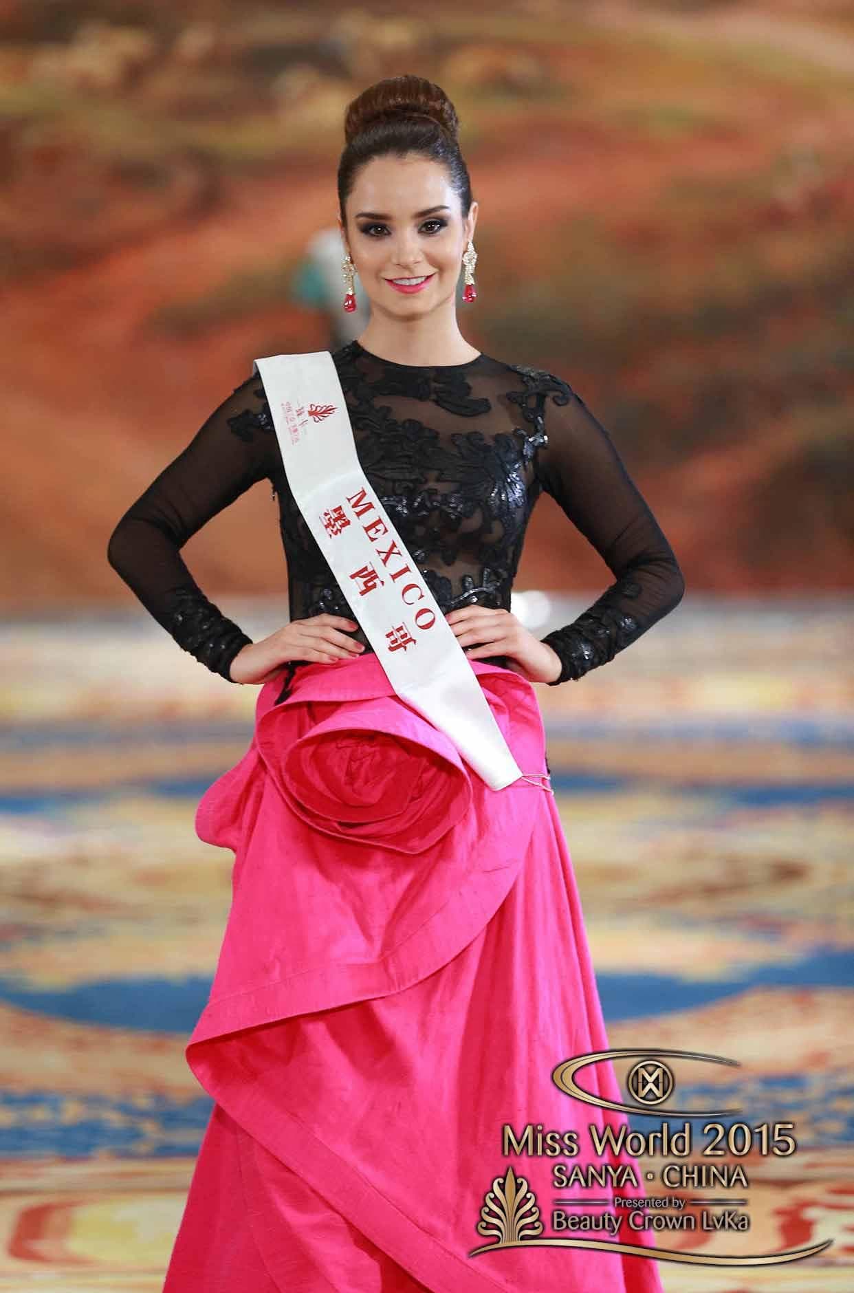 Yamelin Ramírez Cota Contestant from Mexico in Long Gown for Miss World 2015 (Photo Credits: Miss World Official)