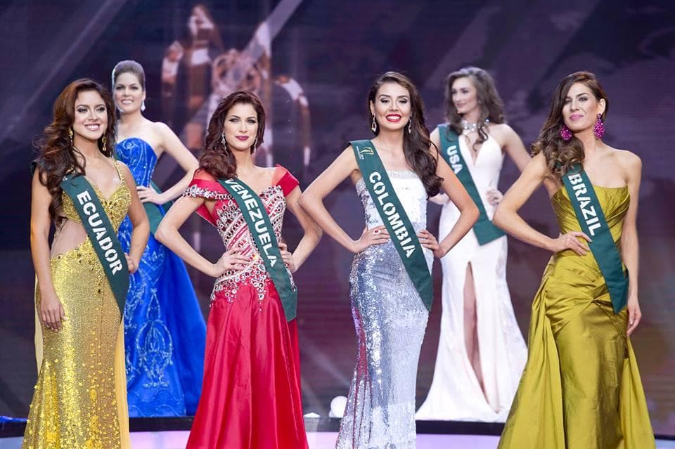 Miss Earth 2016 Top 4 Finalists - Bruna Zanardo, Michelle Gómez, Katherine Espín and Stephanie De Zorzi