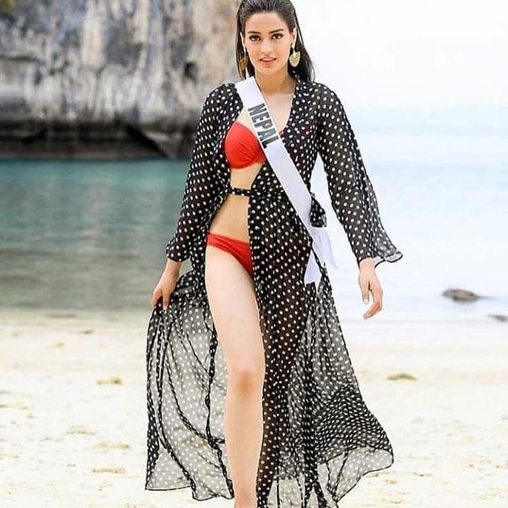 Manita Devkota Miss Universe Nepal 2018, Miss Universe 2018 Contestant (Photo Courtesy: Miss Universe/Candidate FaceBook/ Instagram)