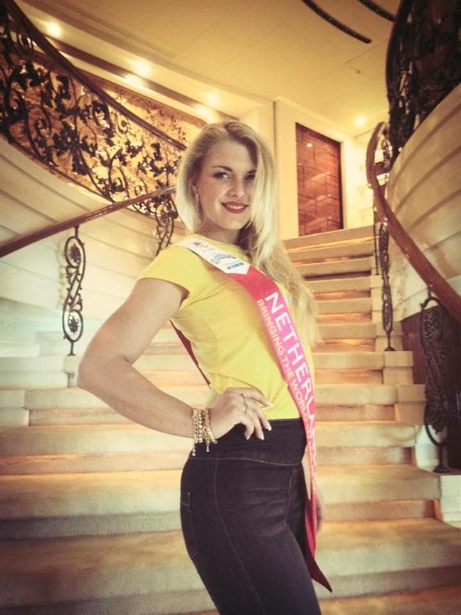 Charina Bartels Miss Tourism Netherlands 2014