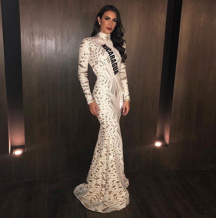 Adriana Maria Paniagua Cabrera Miss Universe Nicaragua 2018, Miss Universe 2018 Contestant (Photo Courtesy: Miss Universe/Candidate FaceBook/ Instagram)