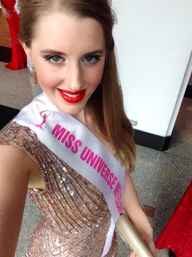 Rachel Millns Miss Universe New Zealand 2014