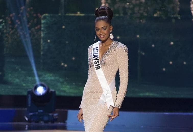 Sabrina Beneet Miss Universe Malaysia 2014 at Preliminary Competition