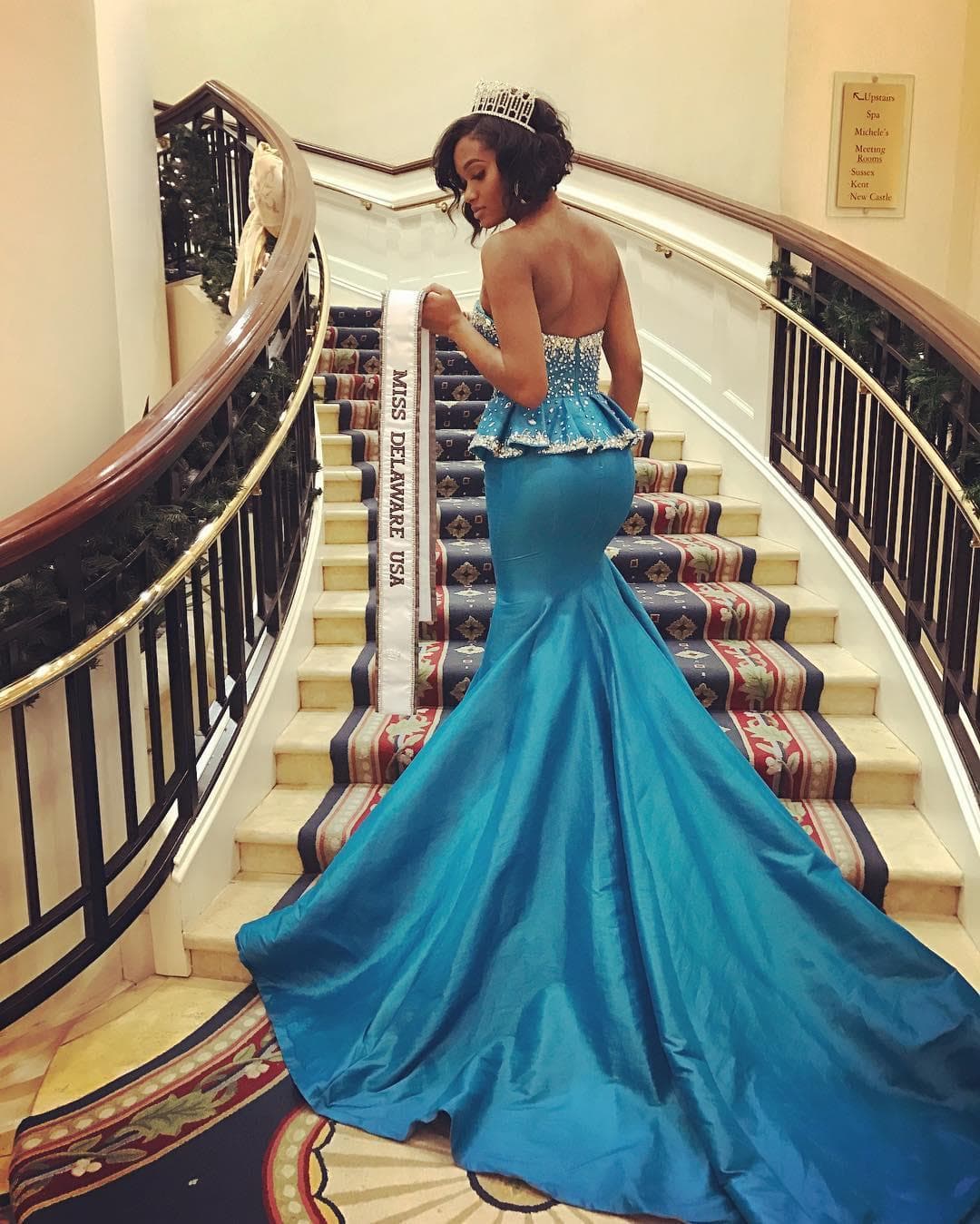 Mia Emani (Delaware) Contestant Miss USA 2017 (Photo Credit: Facebook Official)
