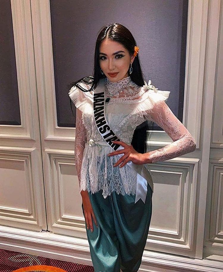Sabina Azimbayeva Miss Universe Kazakhstan 2018, Miss Universe 2018 Contestant (Photo Courtesy: Miss Universe/Candidate FaceBook/ Instagram)