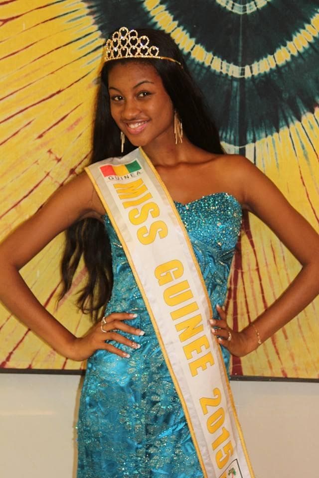 Mama Aissata Diallo Contestant from Guinea in Long Gown for Miss World 2015