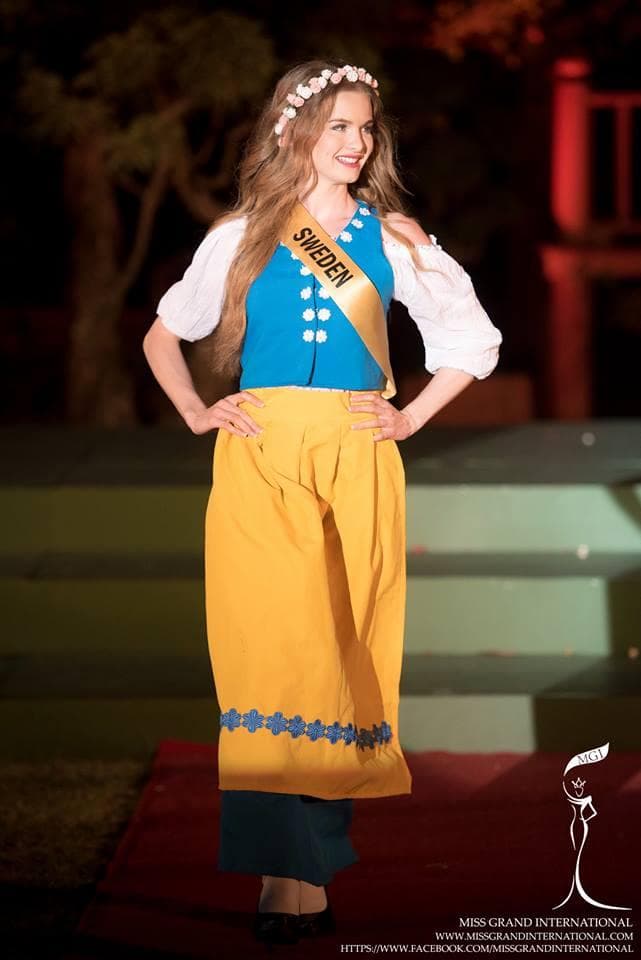 Issabella Georgsson from Sweden - Finalist Miss Grand International 2015 in National Costume (Photo Credit: MGI Official)