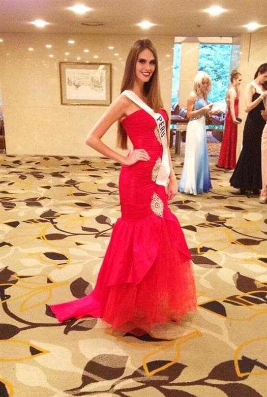 Fiorella Ximena Peirano Medina (Peru)  at Miss International 2014