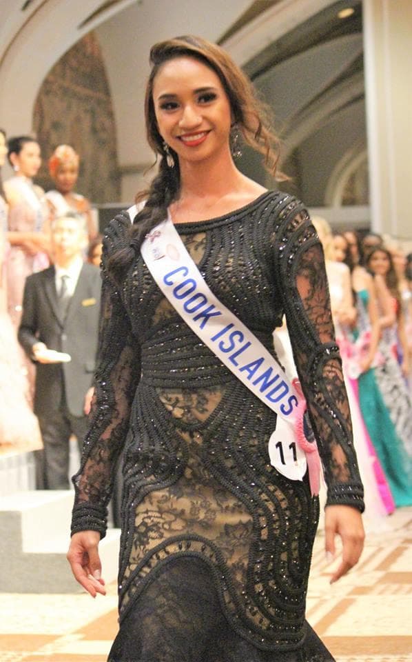 Louisa Purea Miss International Cook Islands 2018, Finalist Miss International 2018 (Photo Source: Miss International Organization)