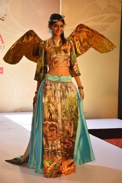 Aishwarya Goel for Femina Miss India 2015  during National Costume (Photo credits - Femina Miss India official)