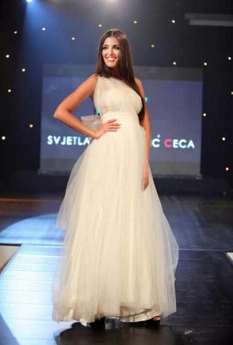 Adna Obradovic contestant from Bosnia and Herzegovina in Long Gown for Miss Earth 2015